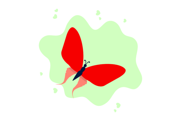 Butterfly Decorative Pattern Cloud Style