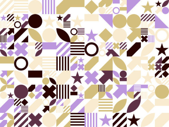 Decorative Artistic Wallpaper: Graphics for Print Templates