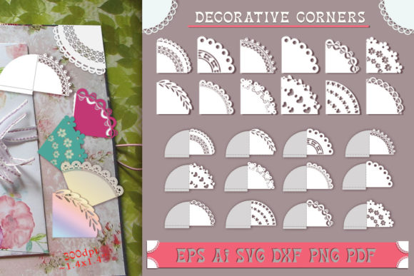 Decorative Corners. File to Cut