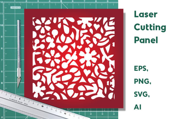Decorative Panel, Cut Template Graphic