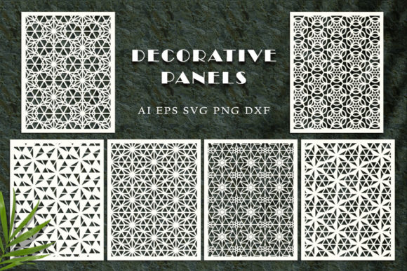 Decorative Panels for Cutting. SVG