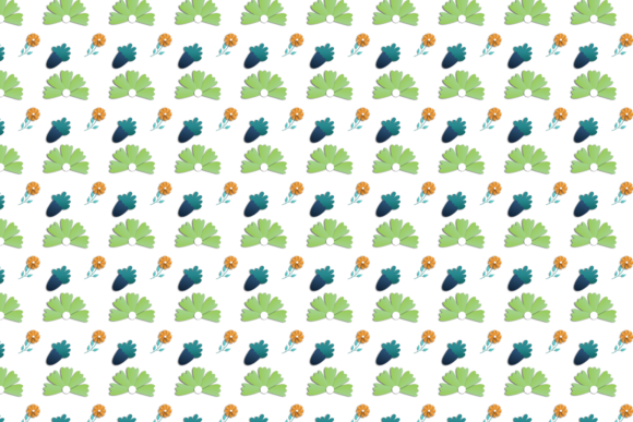 Floral Cute Plant Decorative Pattern: Graphics for Creative Freebies
