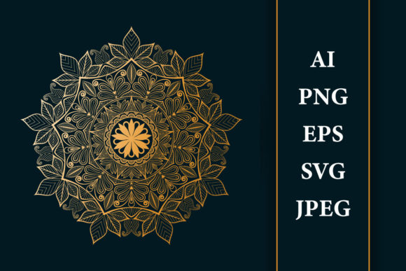 Luxury Ornamental Decorative Mandala: Graphics & Crafts