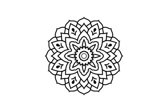 Mandala Decorative Icon Vectors