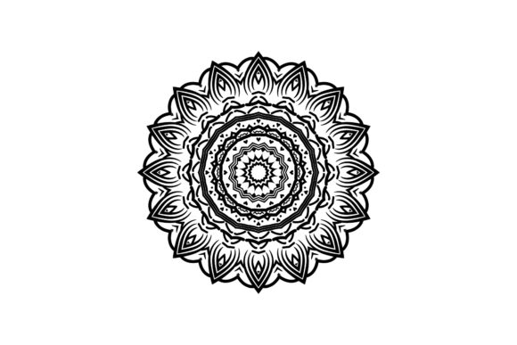Mandala Decorative Ornament Floral: Graphics & Icons for Digital Selling