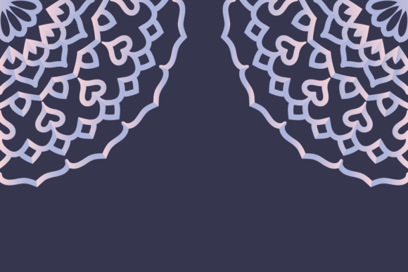 Mandala Purple Decorative Graphics